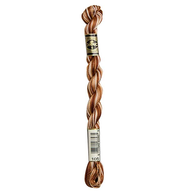 DMC Cotton Perle Nou5 σε Καφέ 105