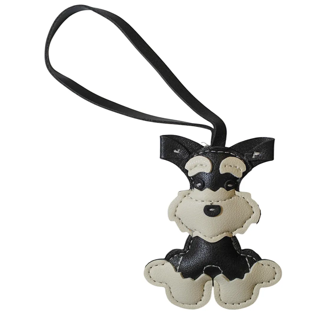 Μπρελόκ για Χειροποίητες Τσάντες Σκύλος σε Μαύρο