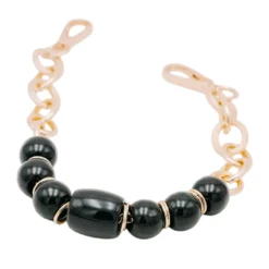 Χερούλι Τσάντας με Αλυσίδα και Χάντρες για Χειροποίητες Τσάντες