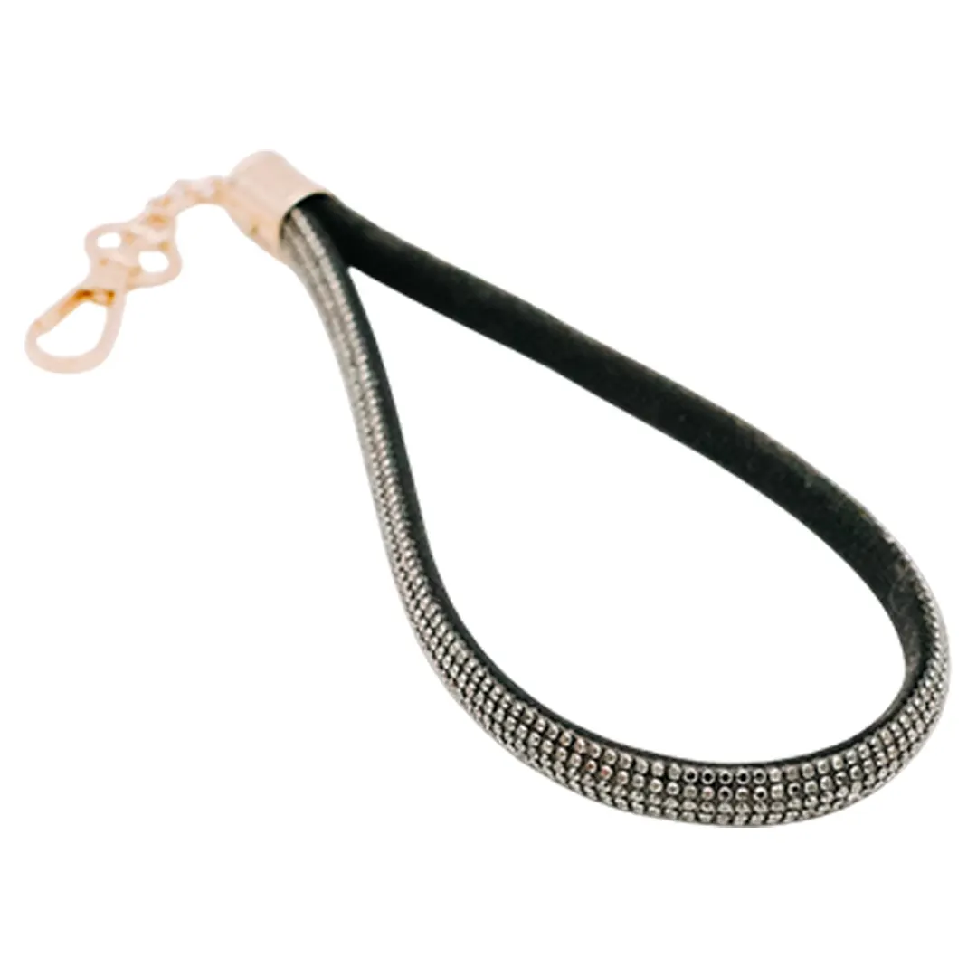 Μαύρα Χερούλια με Στρας για Μικρά Χειροποίητα Τσαντάκια