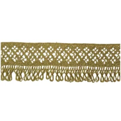 Λασέ Δαντέλα με Διακοσμητικές Κρεμαστές Θηλιές