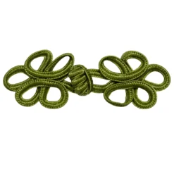 Λαδί Κούμπωμα Πασμαντερί από Κορδόνι για Ρούχα