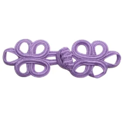 Κούμπωμα Ραφής σε Λιλά από Πλεκτό Κορδόνι για Ζακέτα ή Φόρεμα