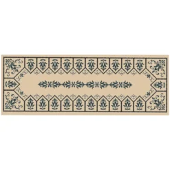 Κέντημα Τραβέρσα Εταμίν Κνωσσός Μπεζ με Χρυσές Λεπτομέρειες “Κλασική Συμμετρία”