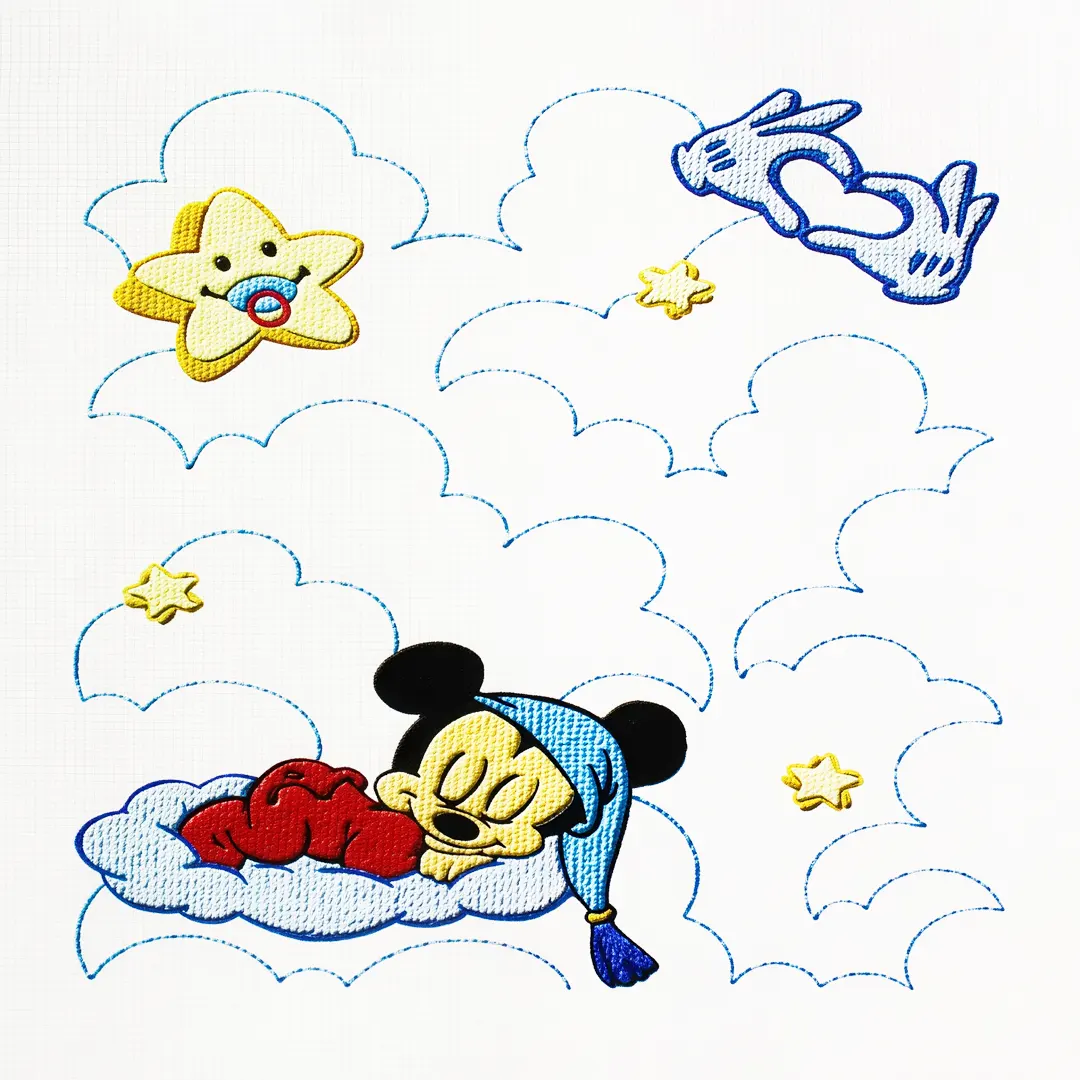 Κουβερτάκι για Κέντημα με τον Mickey Mouse