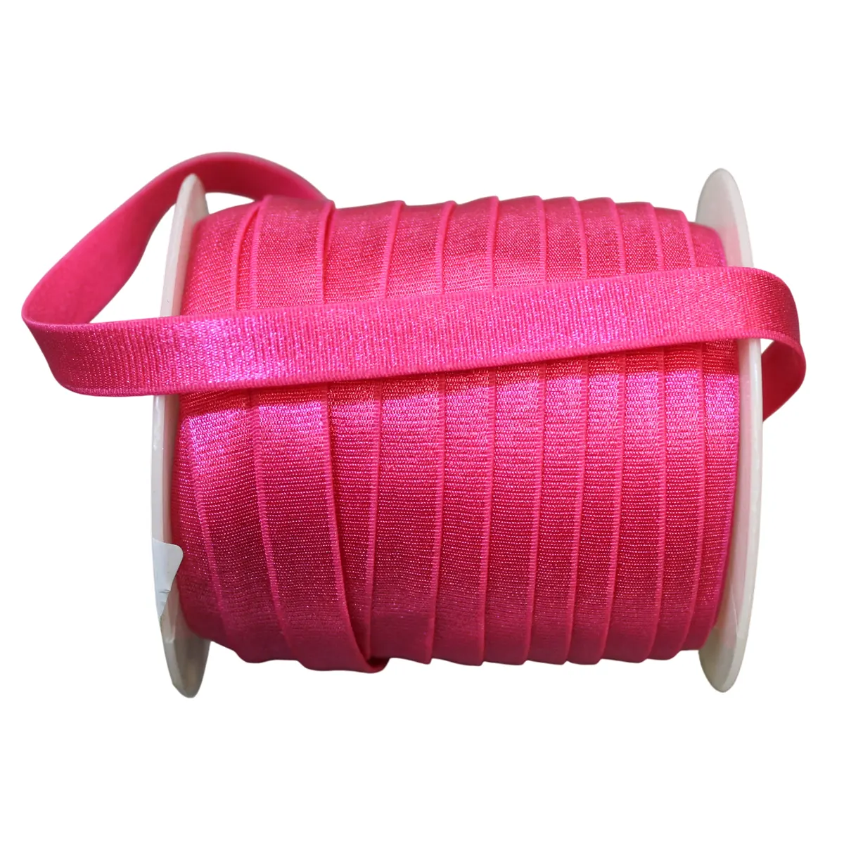 Λάστιχο Τιράντας με Γυαλιστερή Υφή σε Φούξια Απόχρωση