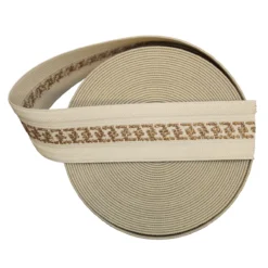 Λάστιχο Ραπτικής με Χρυσοκλωστή σε Εκρού