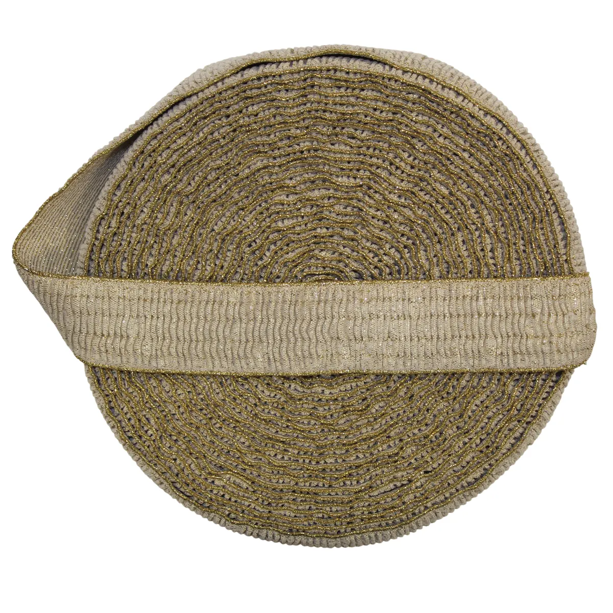 Λάστιχο με Σούρες και Λεπτομέρειες Χρυσοκλωστής