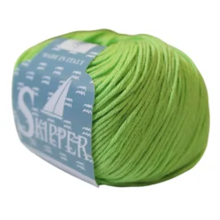 Νήμα Πλεξίματος 100% Βαμβακερό Μερσεριζέ σε Ζωηρό Λαχανί 116