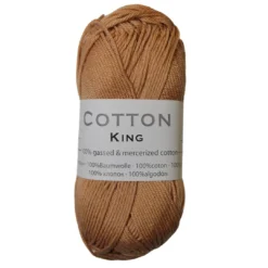 Νήμα Πλεξίματος Cotton King 100% Βαμβακερό Χρώμα Καραμελί