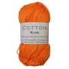 Νήμα Πλεξίματος Cotton King 100% Βαμβακερό Χρώμα Έντονο Πορτοκαλί