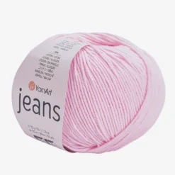 Ροζ Απόχρωση Jeans για Πλέξιμο με Απαλή Υφή και Καλοκαιρινό Στυλ