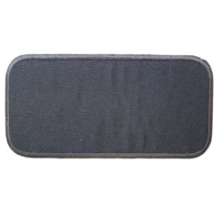 Ορθογώνια Σκούρο Γκρι Θερμοκολλητική Στάμπα για Μπαλώματα