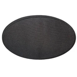 Θερμοκολλητικό Μαύρο Οβάλ Μπάλωμα για Επιδιορθώσεις