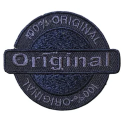 Θερμοκολλητική Μπλε Στρογγυλή Στάμπα Original 100%