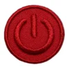 Κόκκινη Θερμοκολλητική Στάμπα On Off για Τοποθέτηση σε Ρούχα