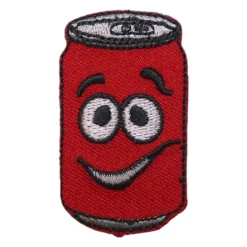 Κόκκινη Θερμοκολλητική Στάμπα Αναψυκτικού για Μπάλωμα και Ράψιμο σε Ρούχα