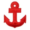 Κόκκινη Θερμοκολλητική Στάμπα Ναυτικής Άγκυρας