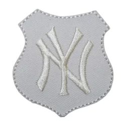 Λευκή Θερμοκολλητική Στάμπα με Μονόγραμμα NY