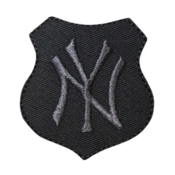 Μαύρη Θερμοκολλητική Στάμπα με Μονόγραμμα NY