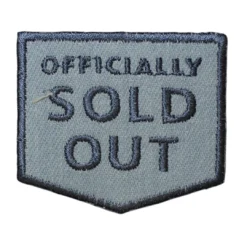 Γαλάζιο Θερμοκολλητικό Σχέδιο με Officially Sold Out