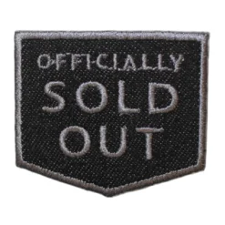 Στάμπα με Λεκτικό Officially Sold Out σε Μαύρο