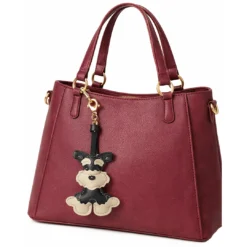 Μπρελόκ Τσάντας με Σχέδιο Σκύλου σε Τσάντα