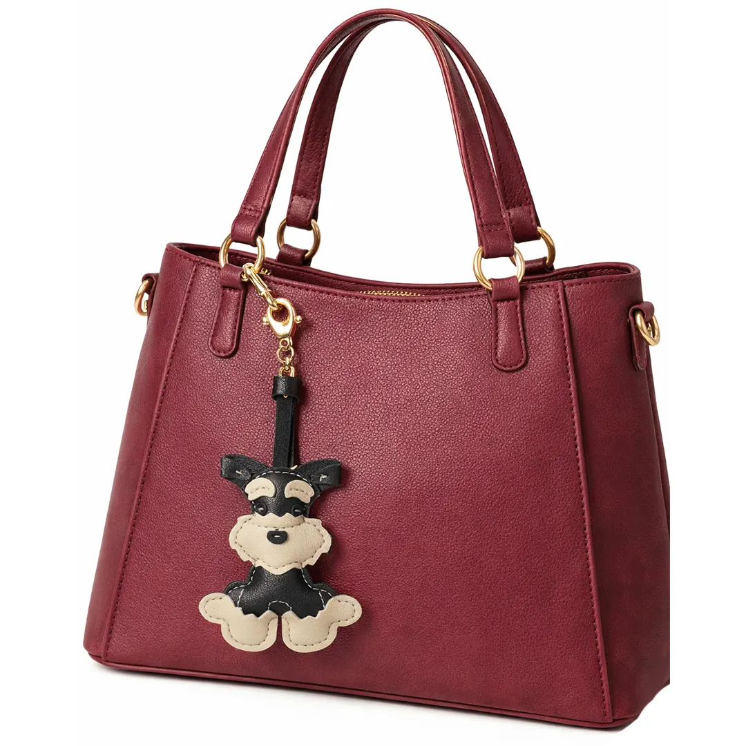 Μπρελόκ Τσάντας με Σχέδιο Σκύλου σε Τσάντα