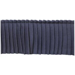 Σκούρο Μπλε Πλισέ Διακοσμητικό Τελείωμα για Ρούχα