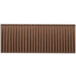 Καφέ Πλισέ Διακοσμητικό Τελείωμα για Ρούχα