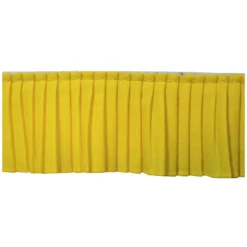 Βαμβακερή Τρέσα με Πιέτες σε Κίτρινο Χρώμα