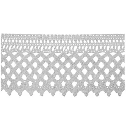 Βαμβακερή Δαντέλα Κοπανέλι με Γεωμετρικά Σχήματα για Τραπεζομάντηλα