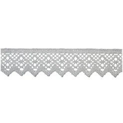 Βαμβακερή Δαντέλα Παραδοσιακού Τύπου με Πυκνό Σχέδιο