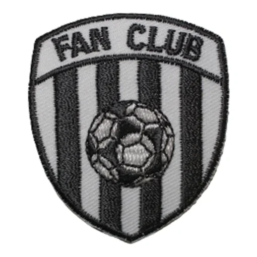 Θερμοκολλητικά Μοτίφ Fan Club σε Ασπρόμαυρο