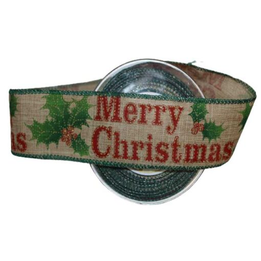 Κορδέλα Χριστουγέννων Merry Christmas