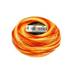 Κουβαράκι Κότον Περλέ No8 σε Πορτοκαλί 51