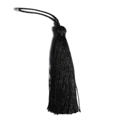 Φούντες με Κορδόνι Διακοσμητικές Μεγάλες σε Μαύρο