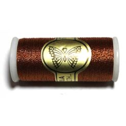 Χρυσοκλωστή για Κέντημα Πεταλούδα σε Χάλκινο Ανοικτό