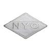 Θερμοκολλητικά Μοτίφ Στάμπες New York City σε Λευκό Χρώμα