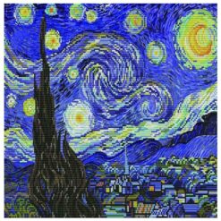 Κέντημα σε Εταμίν Αίντα Starry Night ( Van Gogh)