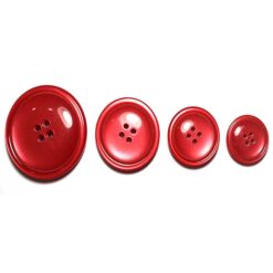 Κουμπιά Κοκκάλινα Γυαλιστερά σε Κόκκινο