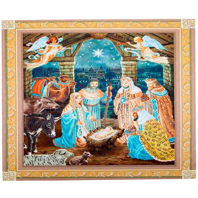 Πίνακας με Ψηφίδες Diamond Dotz Complete Κιτ Nativity Scene Περί