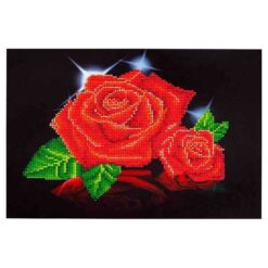 Πίνακας με Ψηφίδες Diamond Dotz Complete Κιτ Red Rose Sparkle