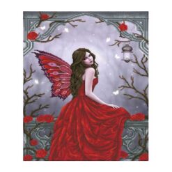 Πίνακας με Ψηφίδες Diamond Dotz Complete Κιτ Winter Rose Fairy