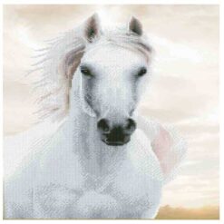 Πίνακας με Ψηφίδες Diamond Dotz Complete Κιτ Λευκό Άλογο